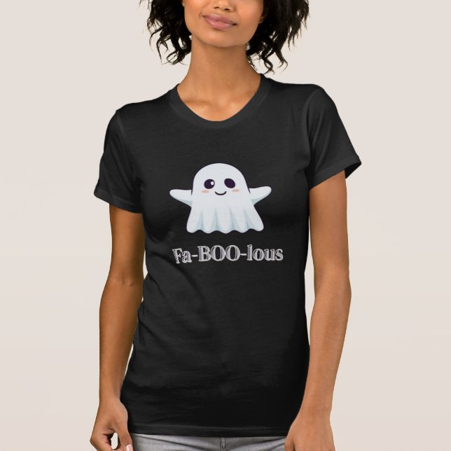  Cute Ghost Halloween Shirt  (Front)