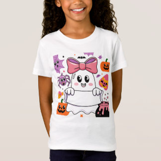 Cute Ghost Halloween Shirts For Girls 
