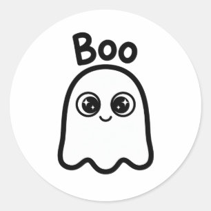 Cute Ghost Halloween Sticker