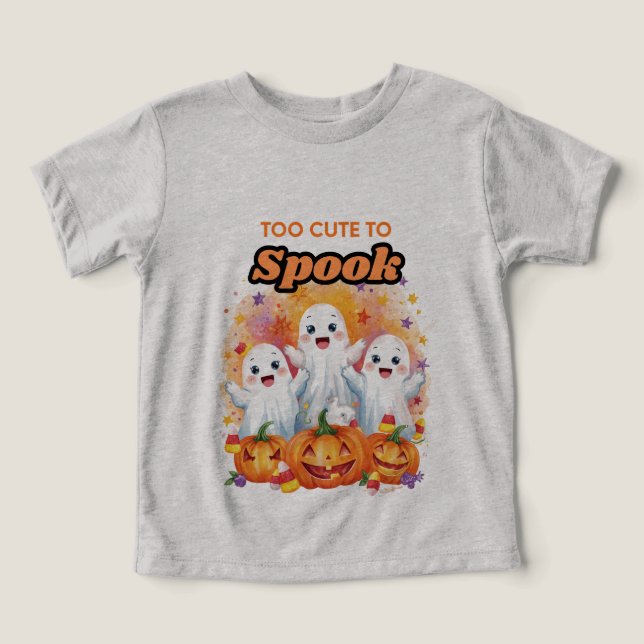 Cute Ghost Halloween T-shirt  (Design Front)