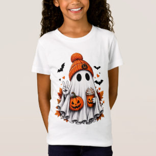 Cute Ghost Halloween T-Shirt – Pumpkin Spice Spook