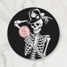 Cute Ghost Halloween Thank You Favour Tags