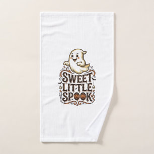 Cute Ghost Halloween Vintage Spooky Shirt_1 Hand Towel