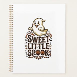 Cute Ghost Halloween Vintage Spooky Shirt_1 Planner