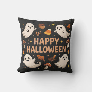 Cute Ghost Happy Halloween Cushion