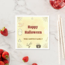 Cute Ghost Happy Halloween Custom Name