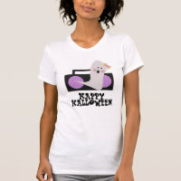 Cute Ghost Hip Hop Boom Happy Halloween
