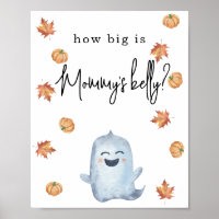 Cute ghost - How big is Mummy's belly