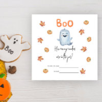 Cute ghost, How many candies baby shower game