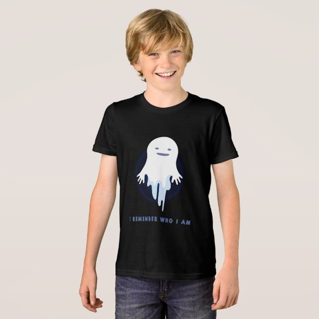 Cute Ghost – I Remember Who I Am Tri-Blend Shirt (Front Full)