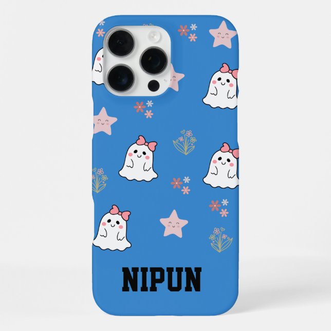 Cute Ghost iPhone / iPad case (Back)