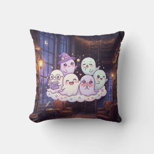 Cute Ghost Library Pillow