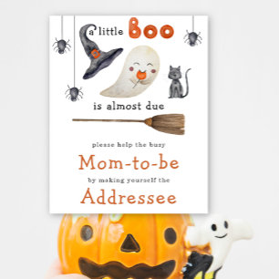 Cute ghost - Mum to be addressee Poster