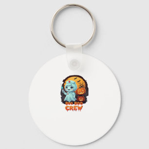 Cute Ghost Nurse - Boo Boo Crew Halloween Fun Clas Key Ring