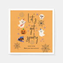 Cute Ghost Office Family Halloween Party