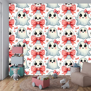 Cute Ghost Pastel Halloween Theme Design  Wallpaper