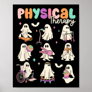 Cute Ghost Physical Therapy Pt Physical Therapist  Poster