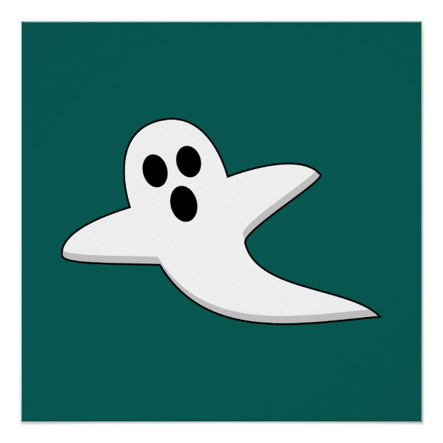 Cute Ghost Poster (Front)