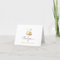 Cute Ghost Pumpkin Boo Halloween Baby Shower