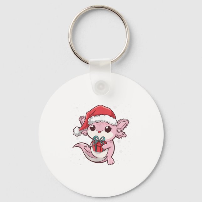 Cute Ghost Reading Book Lovers Autumn Fall Hallowe Key Ring (Front)