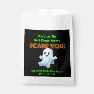 Cute Ghost Real Estate Pop By Halloween Party Favour Bags