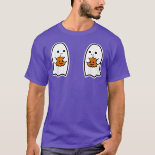 Cute Ghost Saying Boo Ghost Halloween Costume 1431 T-Shirt
