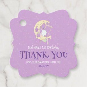 Cute Ghost Spooky One 1st Birthday Halloween Favour Tags
