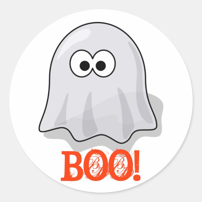 Cute Ghost Sticker (Front)