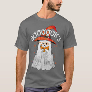 Cute Ghost Teacher Book Reading Booooks Top Hallow