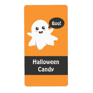 Cute Ghost that Goes Boo, Happy Halloween