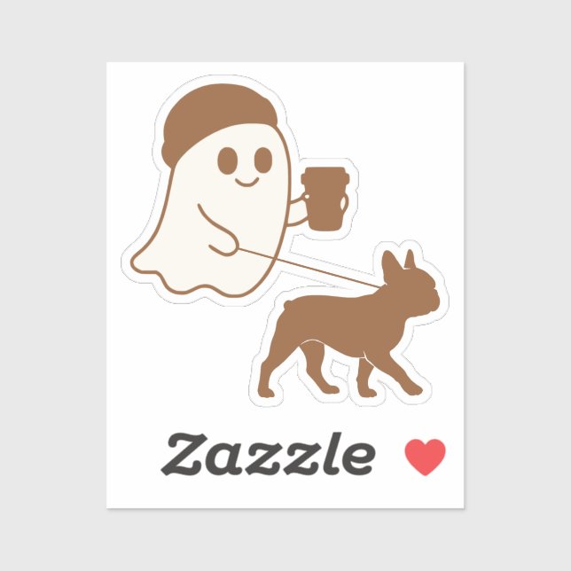 Cute Ghost Walking Frenchie (Sheet)