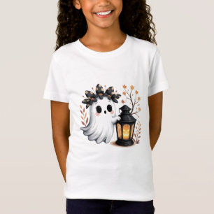 Cute Ghost Whimsical Halloween Kids T-Shirt