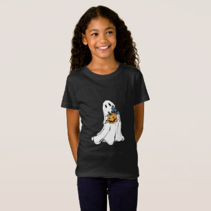 Cute ghost with jack o lanterns - Halloween 2026 T-Shirt
