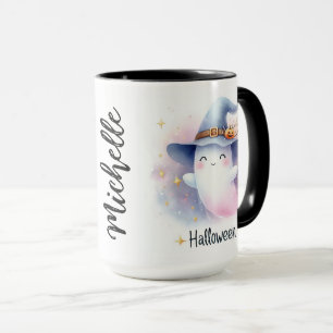 Cute Ghost with Name Mug