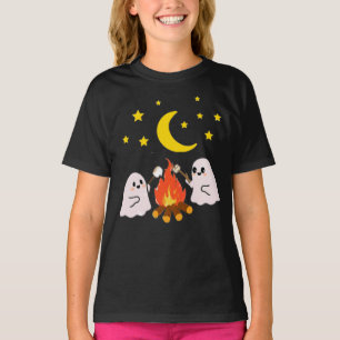 Cute ghosts friends for Halloween T-Shirt