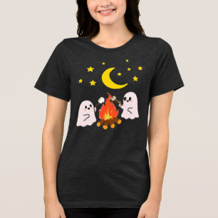 Cute ghosts friends for Halloween Tri-Blend Shirt