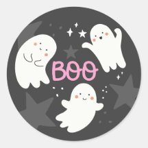 Cute Ghosts Halloween BOO