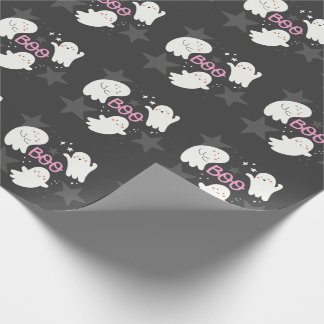 Cute Ghosts Halloween BOO Wrapping Paper