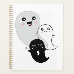 cute ghosts halloween kawaii planner