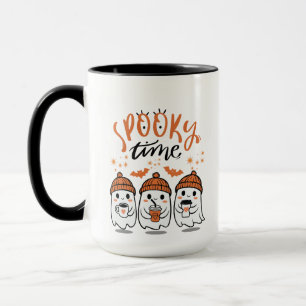 Cute Ghosts Halloween Spooky Time Mug
