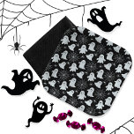 Cute Ghosts | Spiders | Spider Webs Halloween Paper Plate<br><div class="desc">Cute ghosts,  spiders and spider webs on a black background Halloween pattern.</div>