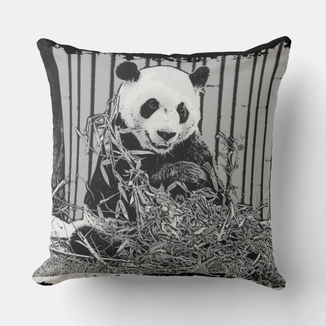 Cute Giant Panda Bear Cushion (Front)