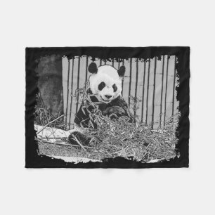 Cute Giant Panda Bear Fleece Blanket