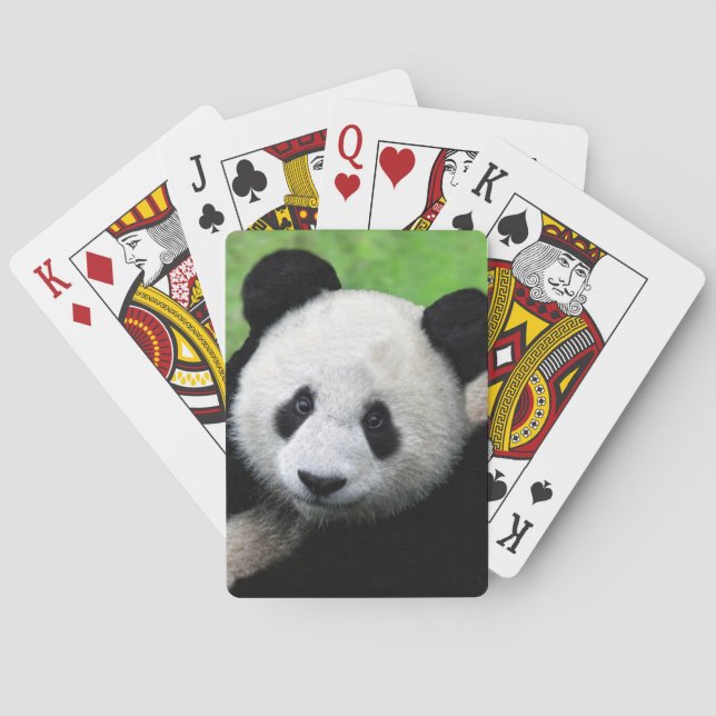 Cute Giant Panda Playing Cards (Back)