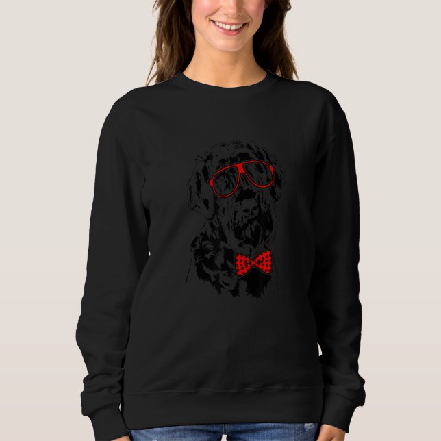 Cute Giant Schnauzer dog mom dog Sweatshirt (Front)