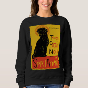 Cute Giant Standard Poodle Dog Art French Poodle G Sweatshirt