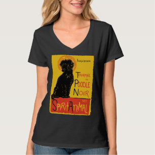 Cute Giant Standard Poodle Dog Art French Poodle G T-Shirt
