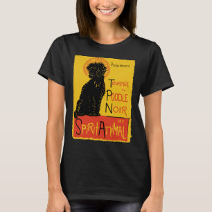 Cute Giant Standard Poodle Dog Art French Poodle G T-Shirt