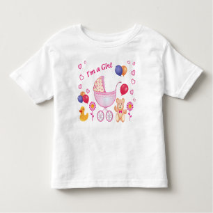 Cute gift Colorful Toddler Girl Shirt