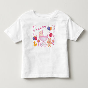 Cute gift Colourful Toddler Girl Shirt